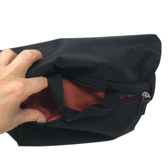 Delsey Paris Toiletry Hanging Make Up Cosmetics Bag Travel Case Black - Picture 4 of 16